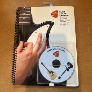 Learn & Play Guitar First Act Instructional Book with Play-Along CD